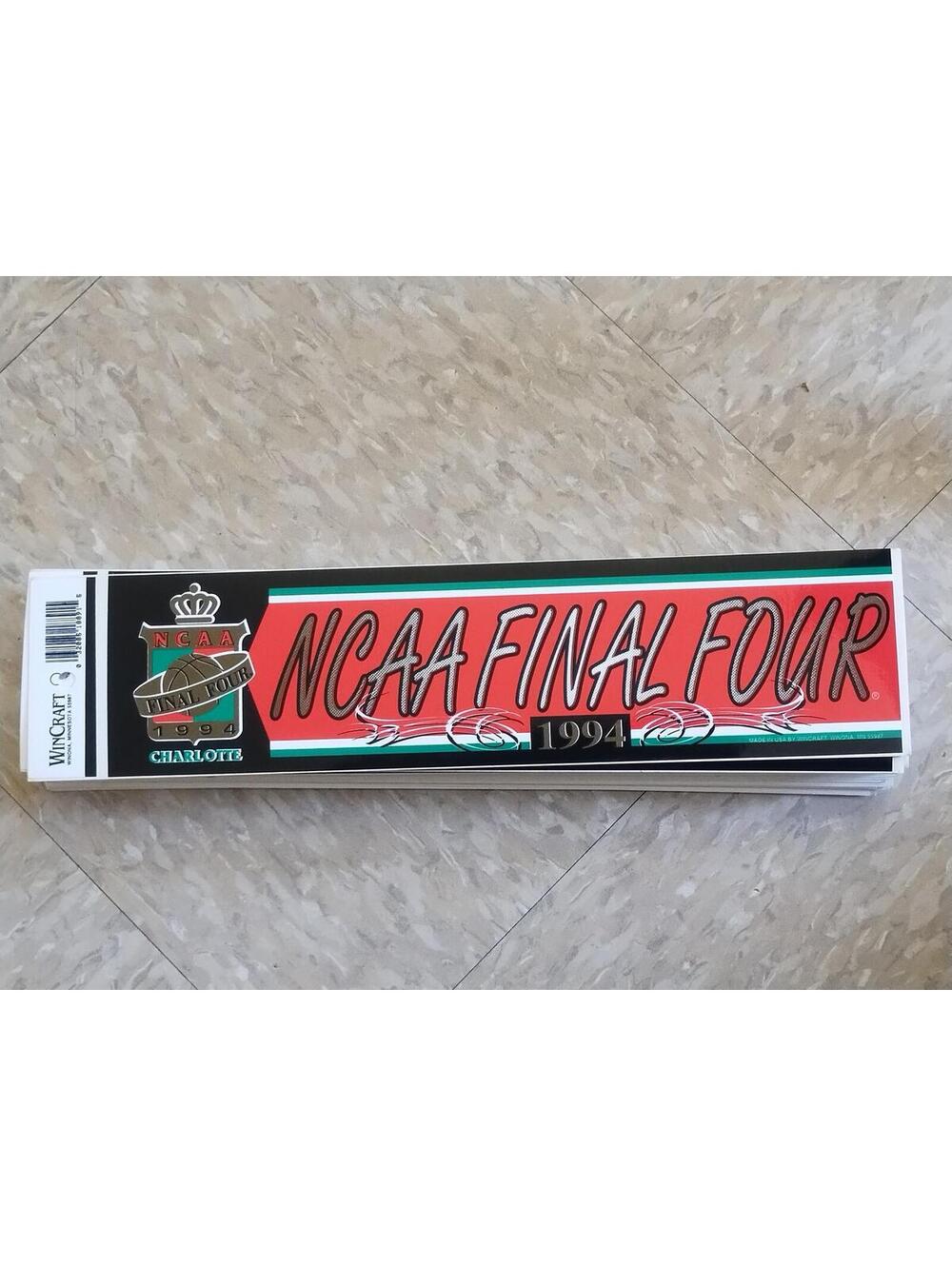 1994 NCAA final‎ four basketball tournament bumper sticker